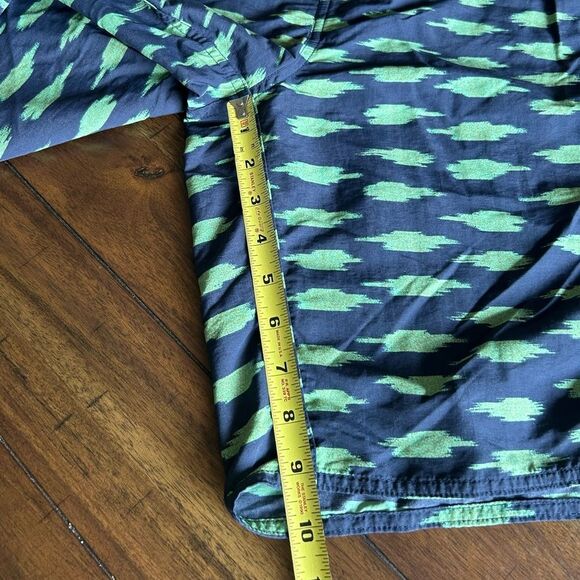 Patagonia Mens Green Blue Print Wavefarer Board Shorts Size 30 - Picture 10 of 11